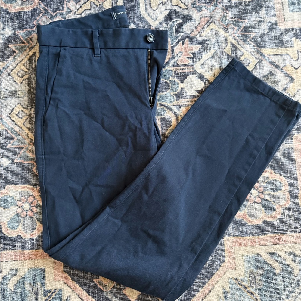 Everlane Men's Dark Blue Chinos